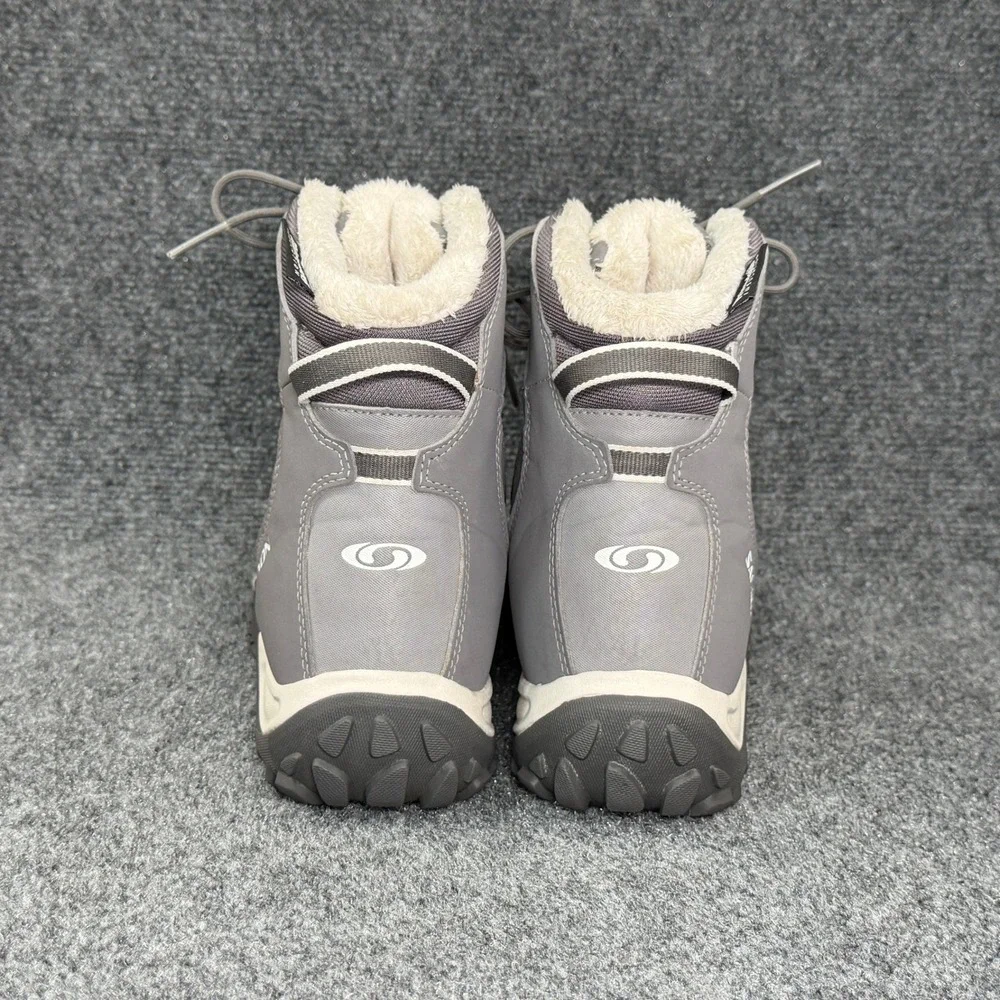 Salomon Winter Hiking Boots Men's 8.5‎ Grey Waterproof Thinsulate Insulated Snow